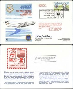 AC1c Operation Deap Freeze Mid-Winter Flight to Antarctica Signed by E.C. Waller