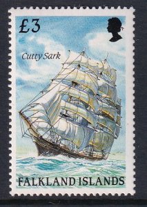 Falkland Islands 499 Sailing Ship MNH VF