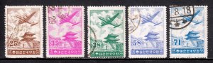 Korea - Scott #C12-C16 - Used - See description - SCV $9.10