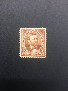 US stamp,  Scott 255, unused, no gum, Genuine,  List 2336