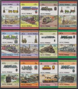 Tuvalu Niutao 1984-85 Trains 9-20 MNH