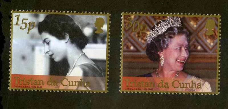 TRISTAN DA CUNHA  706-7 PART SET  SCV $2.75 BIN $1.25