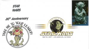 Star Wars FDCs (w/ DCP cancel) from Toad Hall Covers!