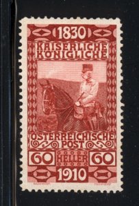 Austria 1910  Scott #140 MH