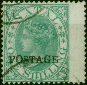 Natal 1876 1s Green SG84 Fine Used