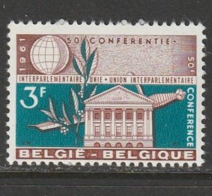 1961 Belgium - Sc 570 - MNH VF - 1 singles - Senate Building, Brussels
