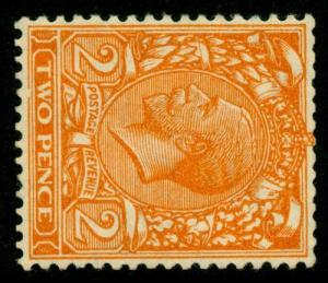 SG421b SPEC N36(1)cb, 2d orange, WMK SIDE VARIETY, NH MINT. 