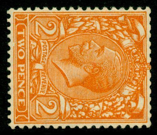 SG421b SPEC N36(1)cb, 2d orange, WMK SIDE VARIETY, NH MINT.