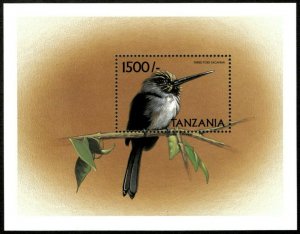 Tanzania 1999 - Endangered Birds Jacamar - Souvenir Stamp Sheet Scott 2016 - MNH