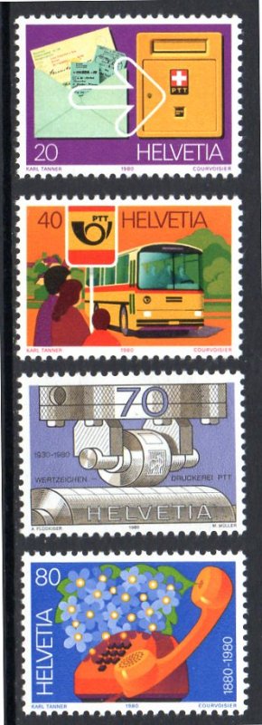 SWEDEN 687-690 MNH SCV $4.90 BIN $2.95 COMMUNICATIONS