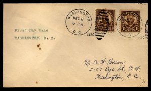 ABRO Stamps 1930 Scott 684, 686 First Day Cover FDC