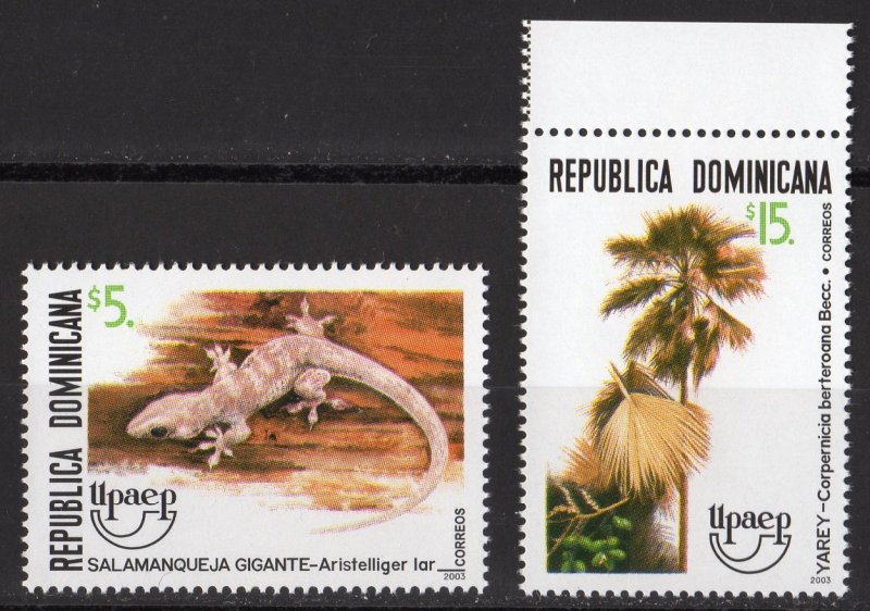 Dominican Republic 2004 Sc#1399/1400 AMERICA UPAEP 2003 ARISTELLINGER IAR  MNH