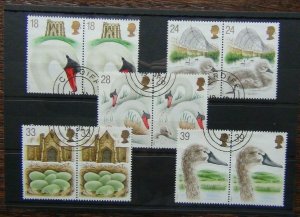 Great Britain 1993 600th Anniversary of Abbotsbury Swannery set in pairs Used