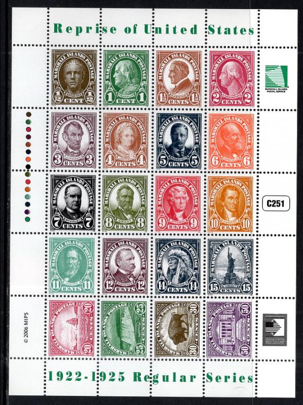 Marshall Islands 882 Stamp on Stamp Souvenir Sheet MNH VF
