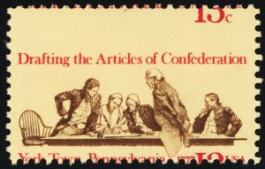 1726, Mint NH 13¢ Misperfed Error Stamp With Normal