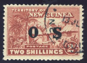 New Guinea 1925 Official 2s brown-lake very fine used. SG O30. Sc O9.