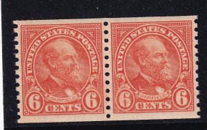 723 pair VF+ original gum never hinged with nice color ! see pic !