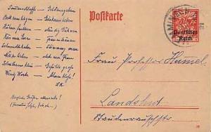 Germany, Government Postal Card