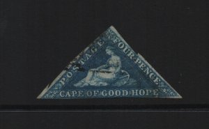 Cape of Good Hope 1855 SG6 W2 white paper - used