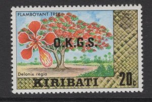 KIRIBATI SGO30 1983 20c OFFICIAL MNH