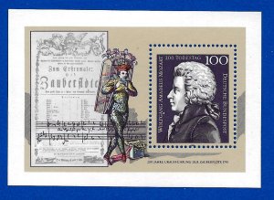 Germany 1991 - MNH - Souvenir Sheet - Scott #1691 *