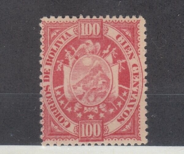 Bolivia 1894 100c Rose Red P14 SG69 MNG JK2503