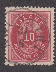 Iceland # 11, Numeral, Used, 1/3 Cat.