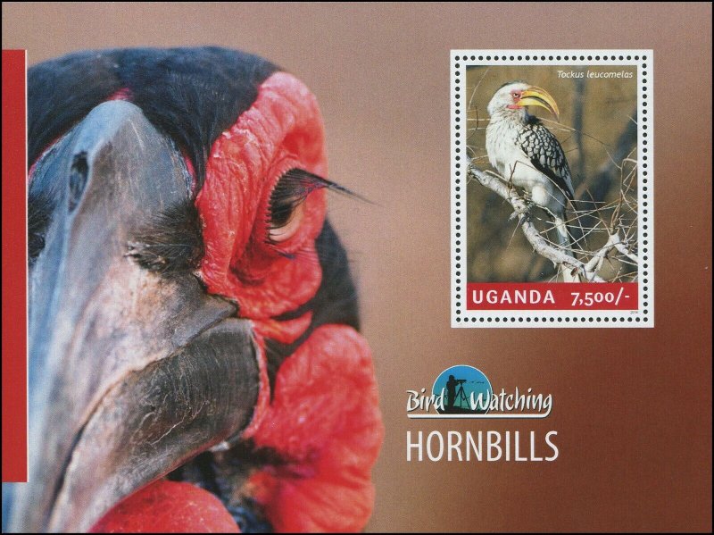 Uganda 2014 Sc 2127 Birds Hornbill CV $6