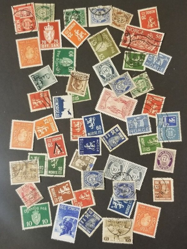 NORWAY Stamp Lot MINT Unused MH and Used z8698