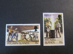 Pitcairn Island 1971 Sc 168A,171A MNG