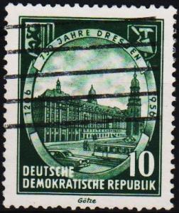 Germany(DDR).1956 10pf S.G.E260 Fine Used