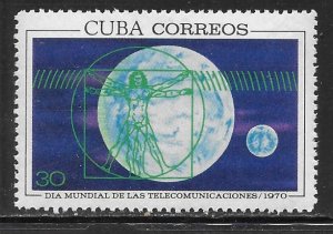 Cuba 1526 1970 World Telecommunications Day single MNH