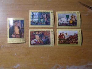 Russia  #  4422-26  MNH