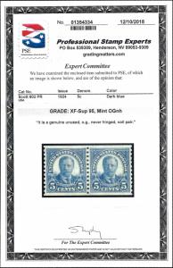 602 Mint,OG,NH... Pair... PSE Graded 95... SMQ $145.00... XF/S... Only 9 higher