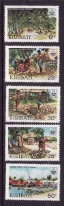 Kiribati-Sc#426-30-unused NH set-Copra Industry-1983-