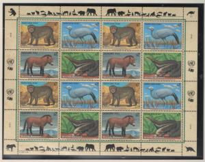 SCOTT 214-217 MNH  UN Vienna  Sheets of 16 1997