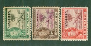 GAMBIA 132-4 MH BIN $1.50