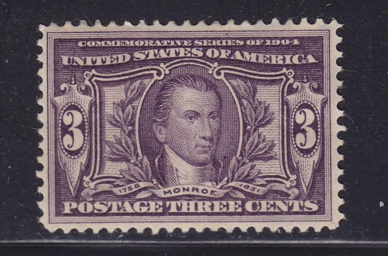 325 VF-XF OG previously hinged with nice color cv $ 70 ! see pic !