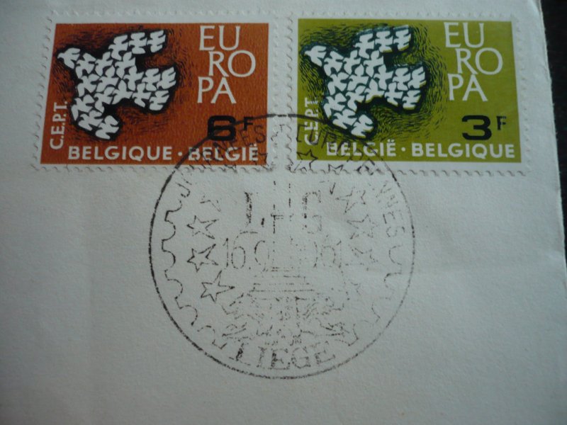 Europa 1961 - Belgium - Set - First Day Cancellation