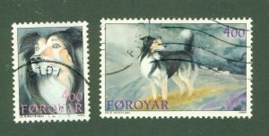 FAROE ISLANDS 266-67 USED CV $2.80 BIN $1.40