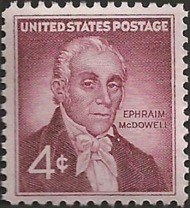 # 1138 MINT NEVER HINGED DR. EPHRAIM McDOWELL