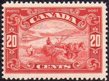 Canada 157 - Mint-NH - 20c Harvesting Wheat (1929) (cv $120.00)