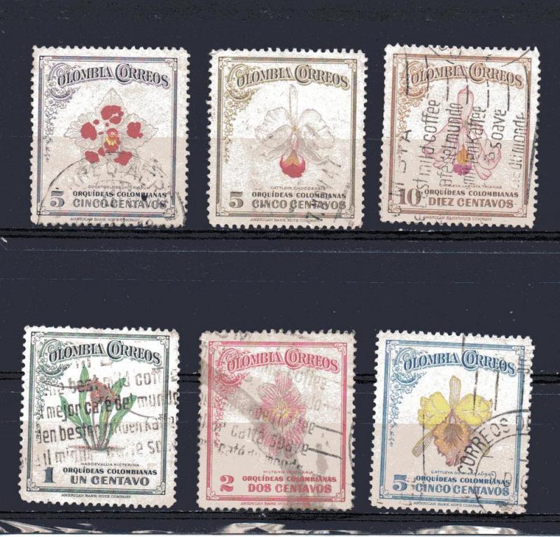 Colombia 546-551 used