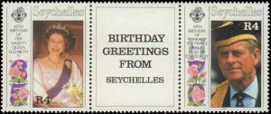 Seychelles #724a, Complete Set, Pair, 1991, Royalty, Never Hinged