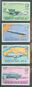 Bermuda #318-321 Mint (NH) Single (Complete Set)