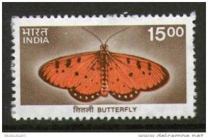 India 2000 9th Def. Series Nature Heritage Butterfly Insect Sc 1827 1v MNH  I...