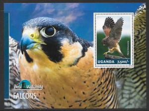 UGANDA 2014 FALCONS M/S MNH