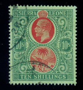 MOMEN: SIERRA LEONE SG #146 1927 USED LOT #60033