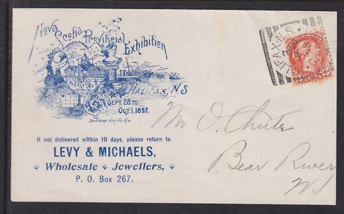 Canada Sc 37 on 1897 Provincial Exhibition Cover