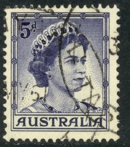 AUSTRALIA 1959-64 5d QE2 DIE II Portrait Issue Sc 319a VFU